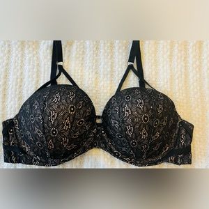 Victorias Secret Very Sexy Multi-Way black lace bra 38D